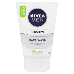 Nivea для мужчин Face Wash Sensitive, 100 мл.
