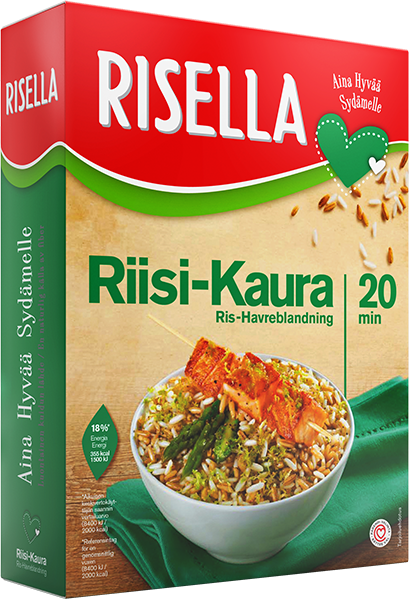 Risella Riisi Kaura, рис и овес, 800 гр.