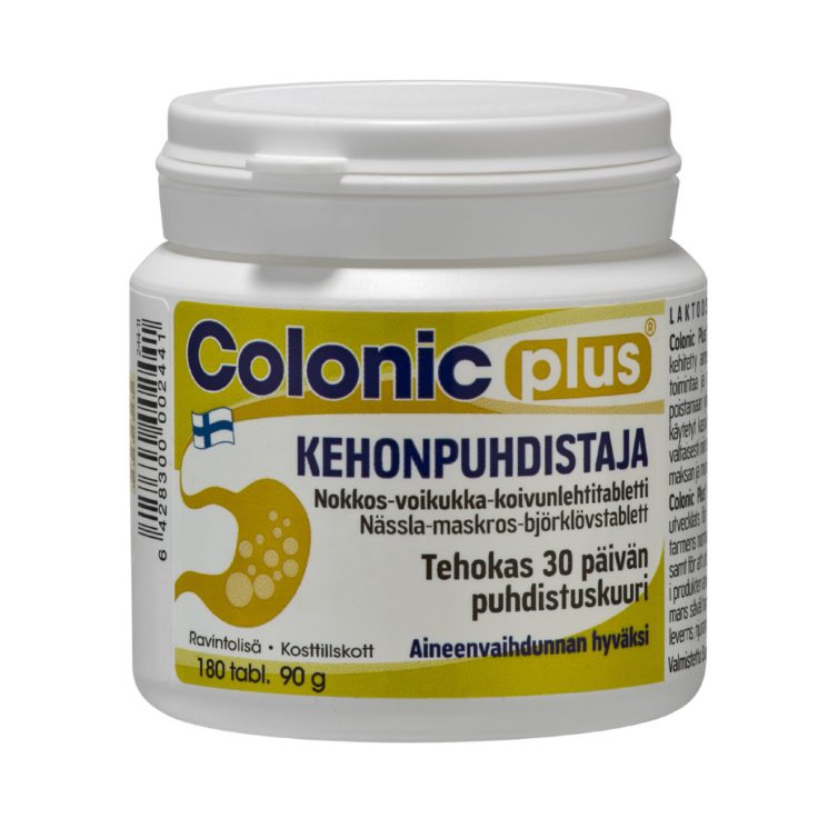 Colonic Plus Kehonpuhdistaja для очищения и контроля веса 180 табл.