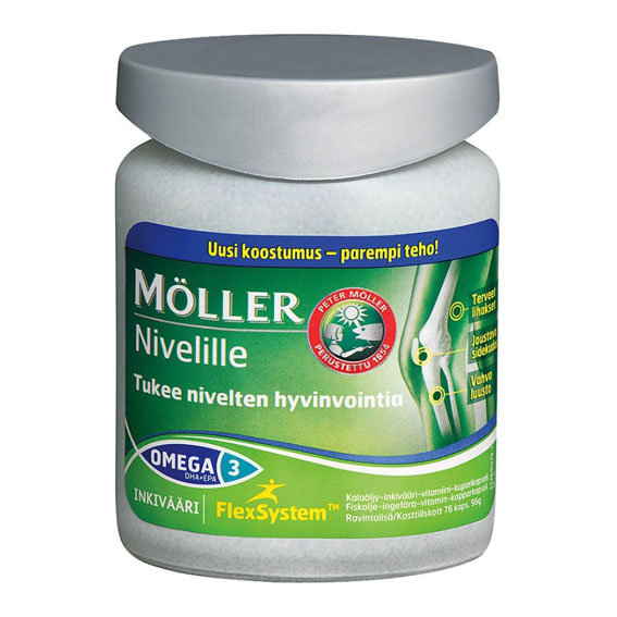 Витамины Moller Omega-3 Nivelille для суставов, 76 шт.