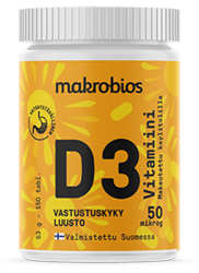 Витамин Д3 Makrobios d3 50 mkg, 150 табл.