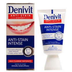 Зубная паста (отбеливающая) Denivit Anti-Stain Intense, 50 мл.