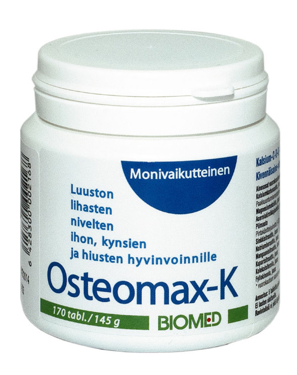 Минералы и витамины для костей Biomed Osteomax-K, 170 табл.