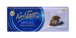 Шоколад Karl Fazer с черникой, 190 гр.