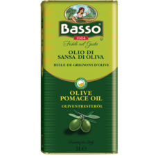 Масло оливковое Basso Olio Di Sansa di Oliva, 5 л.