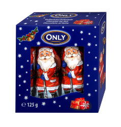 Шоколадный Дед Мороз Only Santa Clauses, 10 шт. х 12.5 гр.