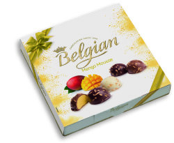 Конфеты бельгийские Belgian Mango Mousse, мусс манго, 200 гр