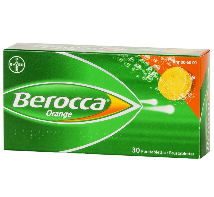 Поливитамины Bayer Berocca orange с 11 лет, 30 шт