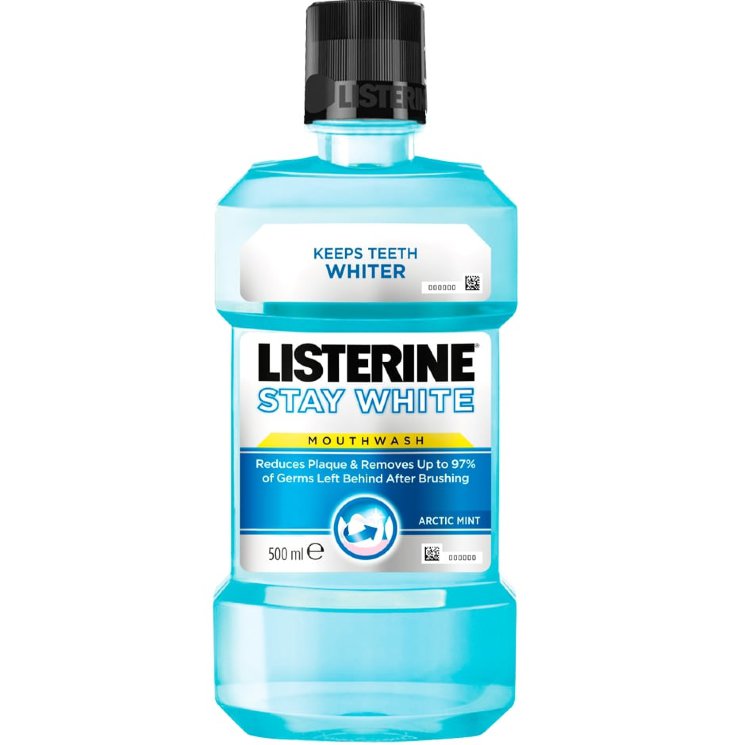 Ополаскиватель для полости рта Listerine Stay White, 500 мл. 