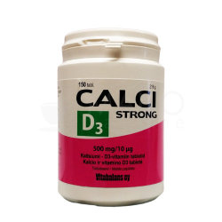 Calci Strong + D3, кальций и D3, 150 табл.