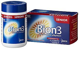 Мульти-витаминно-минеральный комплекс Bion3 Defence Senior, для пожилых людей, 60 табл.