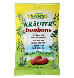 Конфеты с травами Woogie Krauter bonbons, 150гр