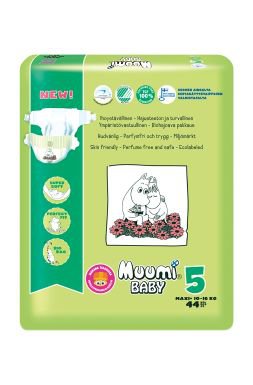 Подгузники Muumi Baby Maxi+ № 5, 44 шт.
