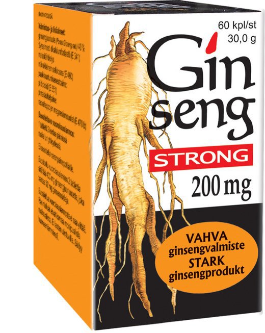 Gin Seng strong Корень женьшеня, 60 табл.