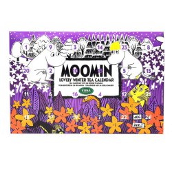 Чай "рождественский календарь" Moomin Lovely Winter tea calendar, 24 пак.