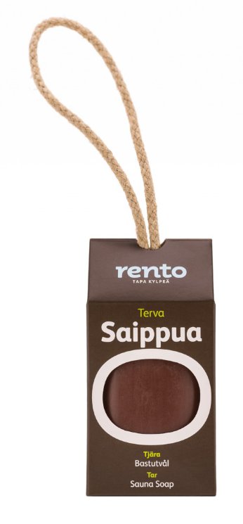 Мыло для сауны Дегтярное Rento Terva Saippua, 150 гр.