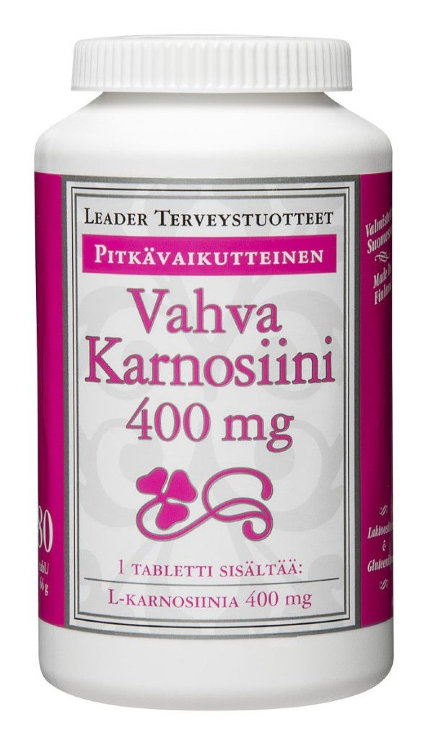 Vahva Karnosiini 400mg Витамины с карнозином, 80 табл.