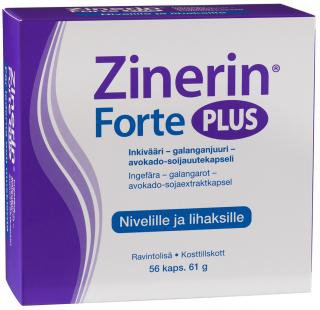 Zinerin Forte Plus Витамины с экстрактом имбиря и авокадо, 56 капс.