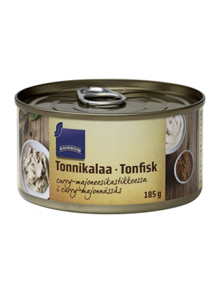 Филе тунца в соусе карри Rainbow Tonnikalaa carry, 185 гр.