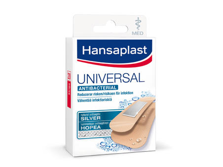 Пластырь Hansaplast Universal Antibacterial, 20 шт. 
