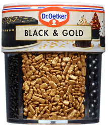 Декоративные гранулы Dr. Oetker Black & Gold , 84 гр.