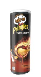 Чипсы Pringles Hot Spicy, острые,190 гр.