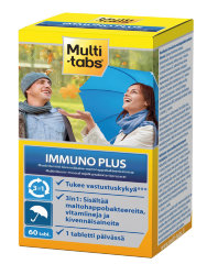 Мультивитамины с молочно-кислыми бактериями Multi-tabs Immuno Plus, 60табл