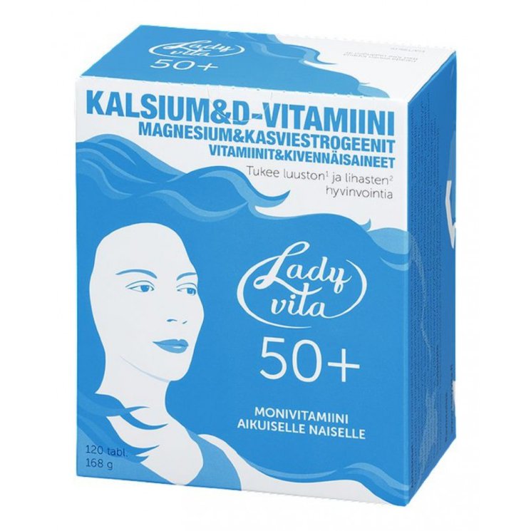 Витамины Ladyvita 50+ (Леди вита), 120 табл.