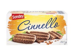 Печенье Sondey Cinnello, корица и карамель, 260 гр.