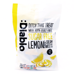 Конфеты без сахара Diablo Sugar Free lemon, лимон, 75 гр.
