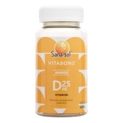 Витамин Д3 (1000 IU)  Sana-sol Vitabons D25mg, манго, 60таб.