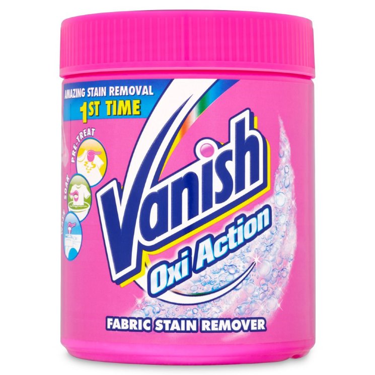 Пятновыводитель Vanish Oxi Action, для цв. тканей, 500 гр.