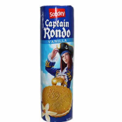 Печенье Sondey Captain Rondo Vanilla, ванилин, 500 гр.