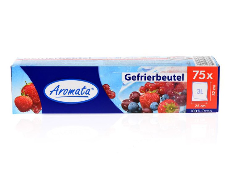 Пакеты для морозильной камеры Aromata Gefrierbeutel, 3л x 75 шт.
