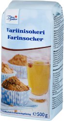 Сахар коричневый Dansukker Fariinisokeri, 500 гр.