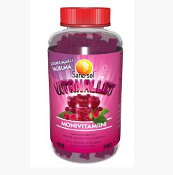 Витамины Sana-sol Vitanallet monivitamiini 200 шт