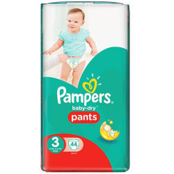 Pampers Pants 3 подгузники-трусики, 44 шт.