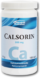 Кальций Calsorin 500 мг, 100 табл.