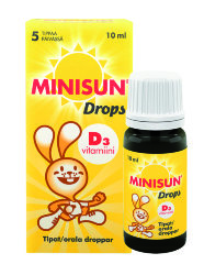 Витамин Minisun Drops D3, капли, 10 мл.