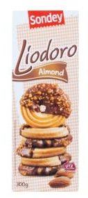 Печенье Sondey Liodoro Almond, миндаль, 300 гр.