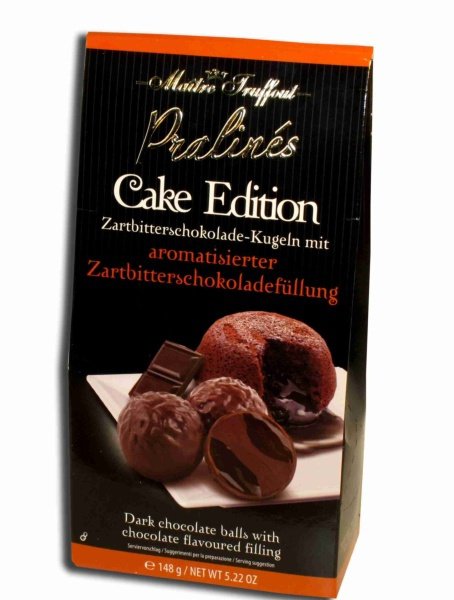 Конфеты из темного шоколада Maitre Truffout Pralines Zartbitterschokolade, 148 гр.