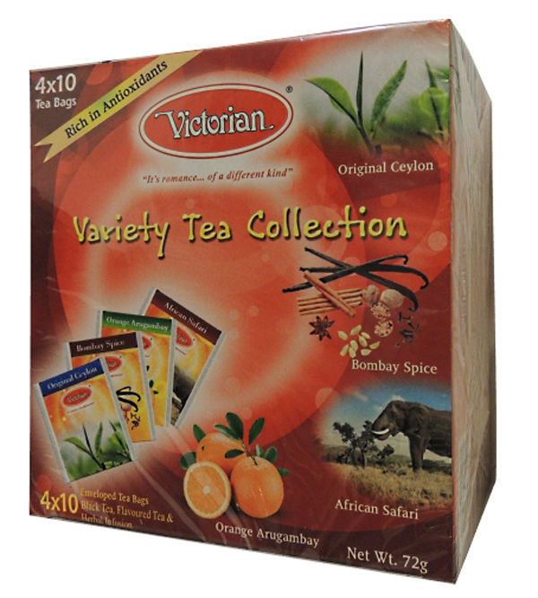 Чай черный ассорти Victorian Variety Tea Collection, 4х10 пак.