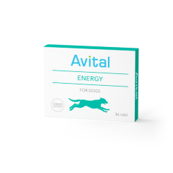 Энергетическая добавка Avital Energy, для собак, 36 табл.