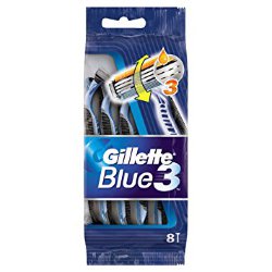 Одноразовые бритвы Gillette Blue3 для мужчин, 8 шт.
