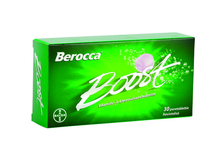 Поливитамины Berocca Boost таблетки шипучие, 30 табл.