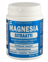 Магнезия Magnesia Sitraatti 300, 160 табл.