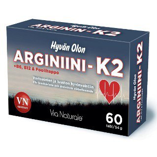 Arginiini-K2 Аргинин для сердца, 60 табл.