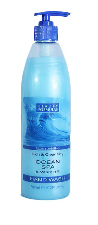 Жидкое мыло Beauty Formulas Ocean Spa & Vitamin E Hand Wash, 600 мл.