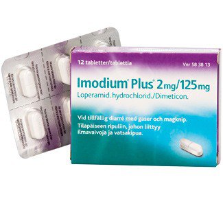 Имодиум Imodium Plus 2mg/125mg, 12 таб.
