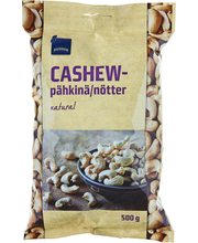 Орехи кешью Cashew Pahkina notter natura, 500 гр.